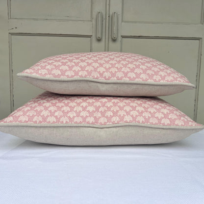 Cushions Made In Fermoie Eythorne Luxury Pink Cotton Cushion Pillow Cover