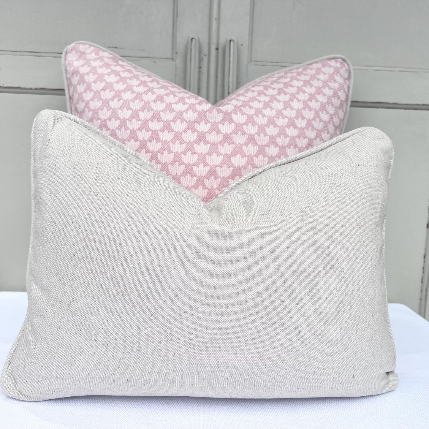 Cushions Made In Fermoie Eythorne Luxury Pink Cotton Cushion Pillow Cover