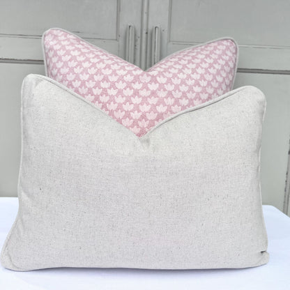 Cushions Made In Fermoie Eythorne Luxury Pink Cotton Cushion Pillow Cover