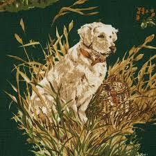 Schumacher Luxury Designer Dog and Duck Verdant Green Cushion Pillow Cover