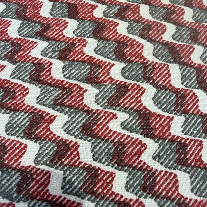 Cushions Made In Fermoie Ruffle Red Grey Cotton Decorative Sofa Throw Pillow Cover