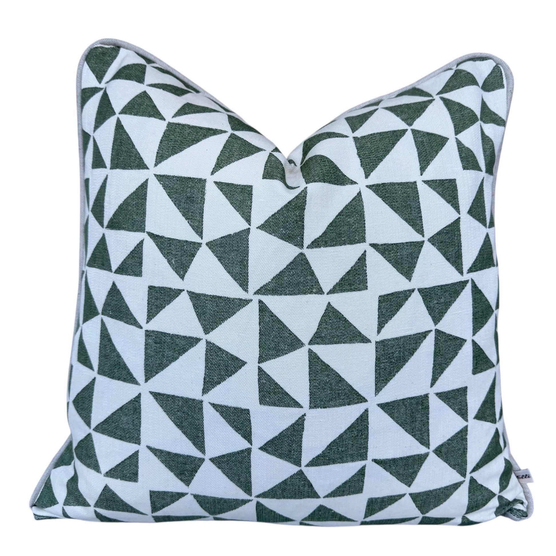 Cushions Made In Fermoie Circus Green Cotton Cushion Pillow Throw Cover