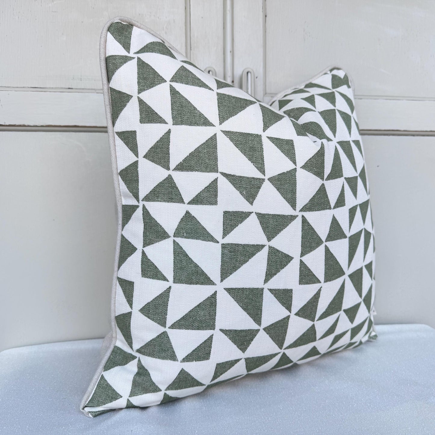 Cushions Made In Fermoie Circus Green Cotton Cushion Pillow Throw Cover