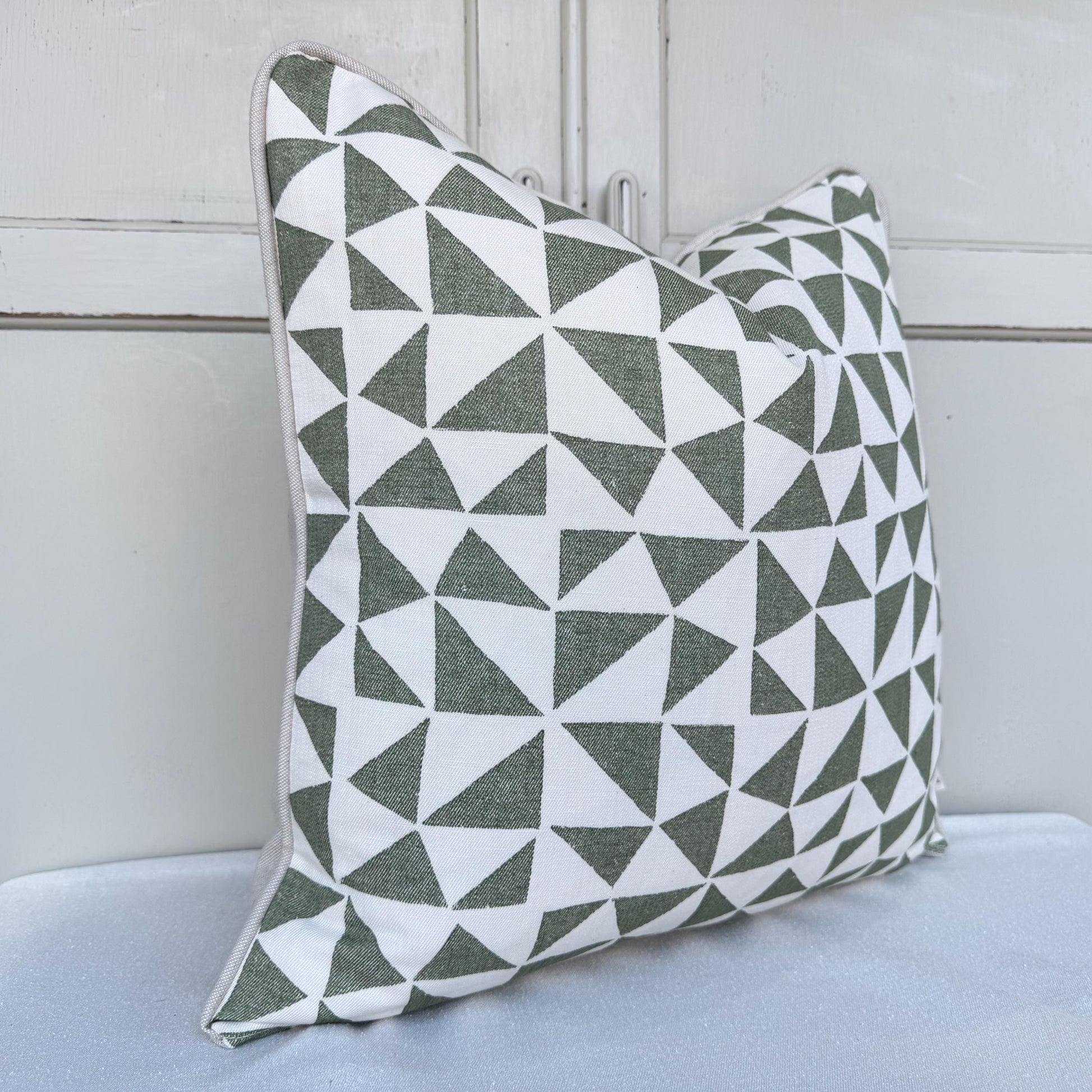 Cushions Made In Fermoie Circus Green Cotton Cushion Pillow Throw Cover