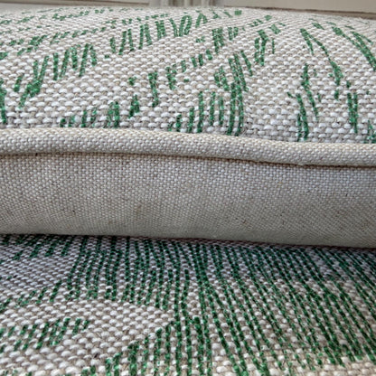 Cushions Made In Fermoie Hackford Green Linen Fabric Cushion Pillow Throw Cover