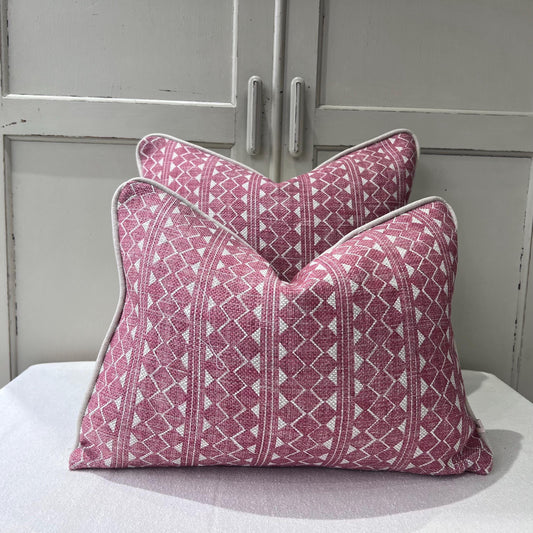 Cushions Made In Fermoie Quantock Designer Decorative Red Linen Cushion Pillow Cover