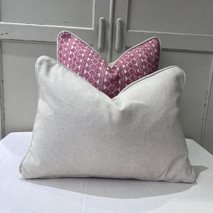 Cushions Made In Fermoie Quantock Designer Decorative Red Linen Cushion Pillow Cover
