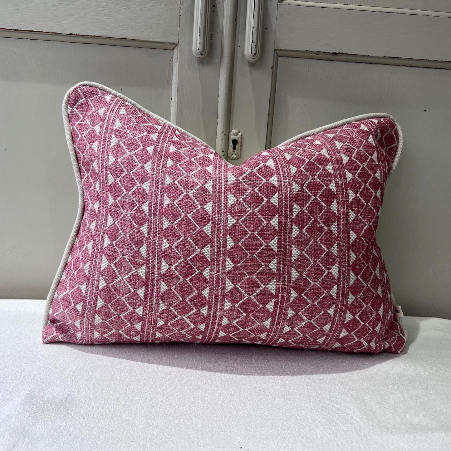 Cushions Made In Fermoie Quantock Designer Decorative Red Linen Cushion Pillow Cover