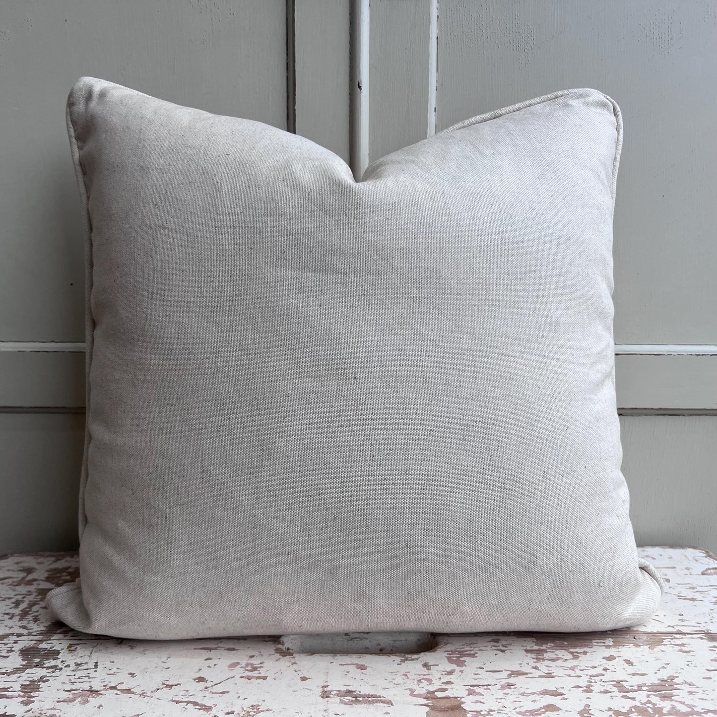 Fermoie Sicily Cotton Cushion Cover: Pink Yellow Designer Pillow