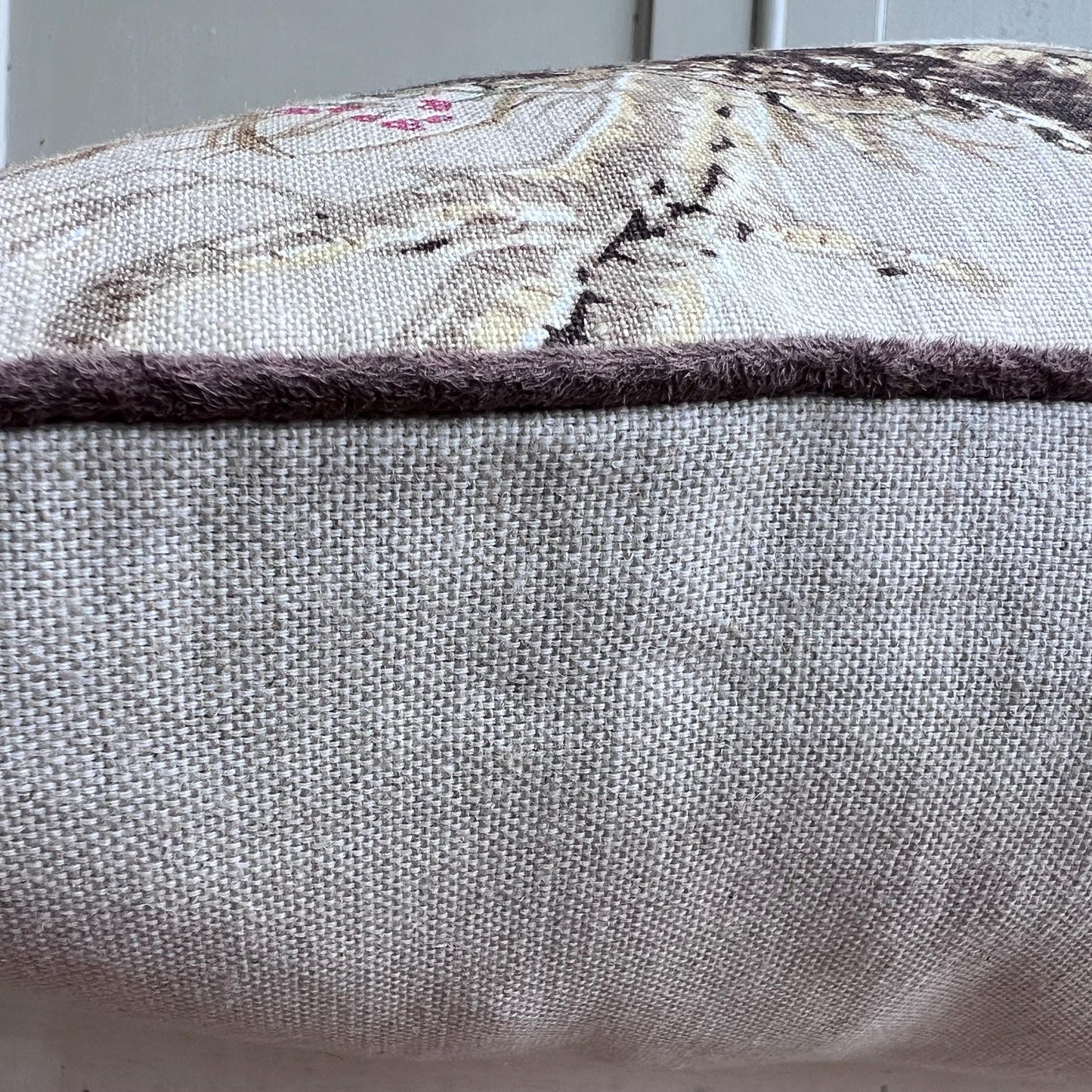 Schumacher Luxury Designer Dog and Duck Cream Cushion Pillow Cover