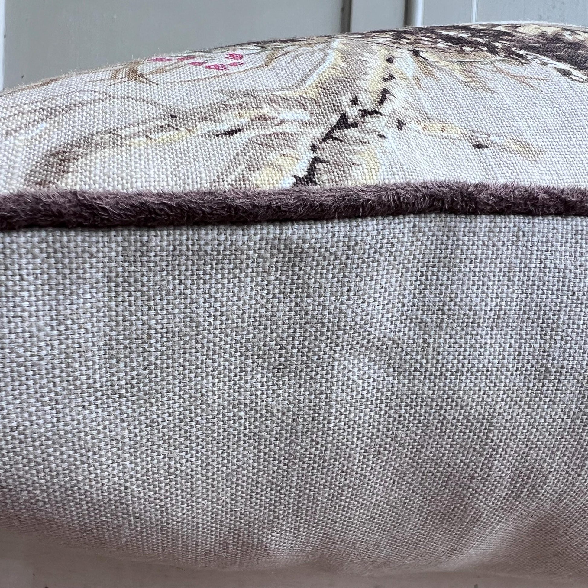 Schumacher Luxury Designer Dog and Duck Cream Cushion Pillow Cover