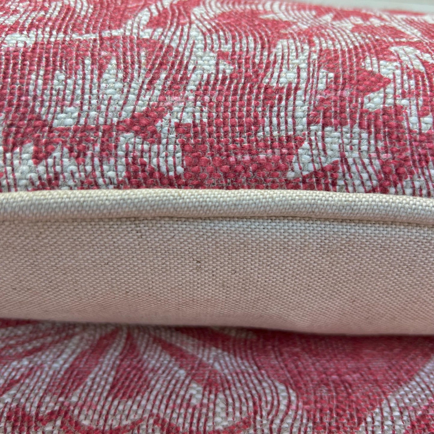 Cushions Made In Fermoie Luxury Designer Astrea Floral Raspberry Red Cushion Pillow Throw Cover