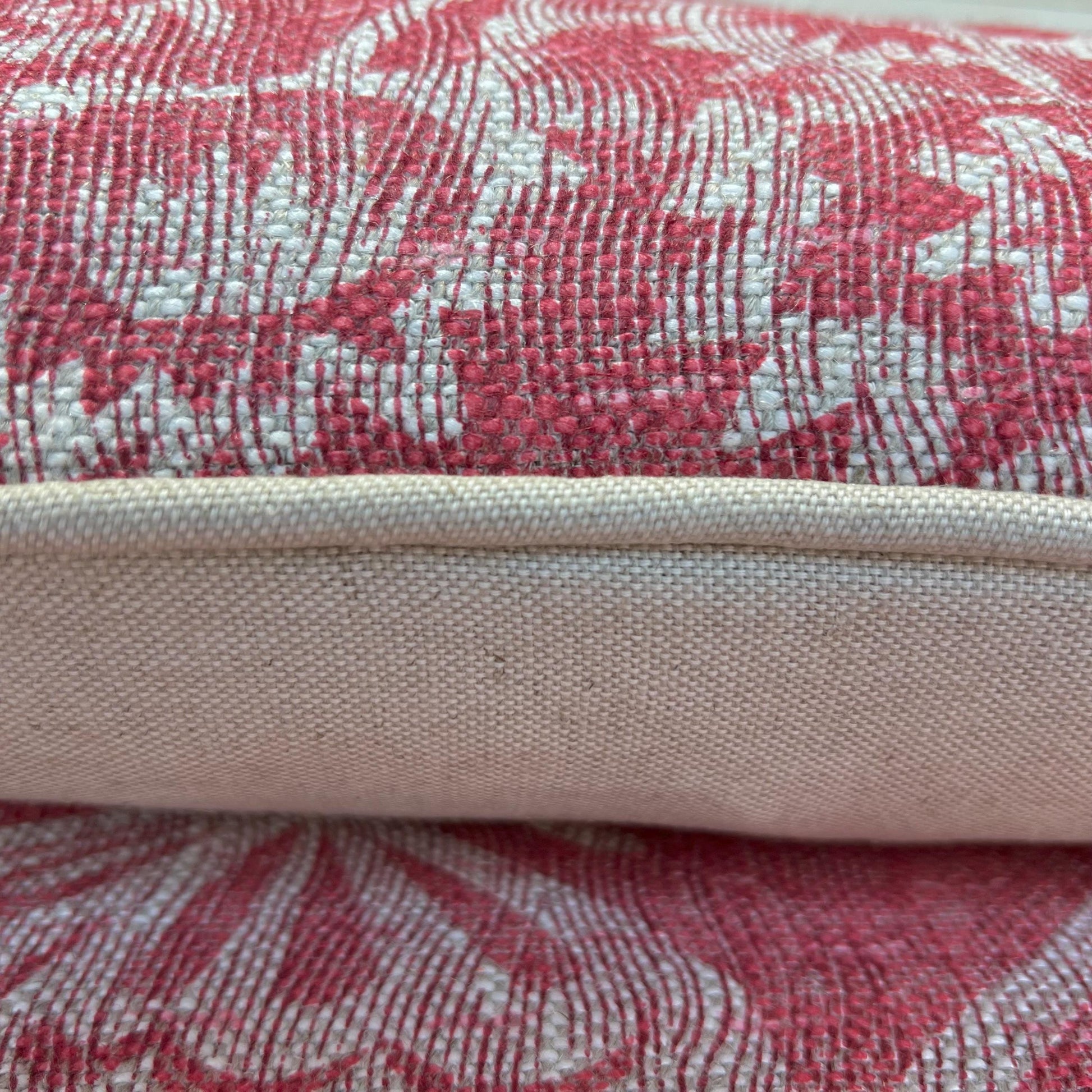 Cushions Made In Fermoie Luxury Designer Astrea Floral Raspberry Red Cushion Pillow Throw Cover