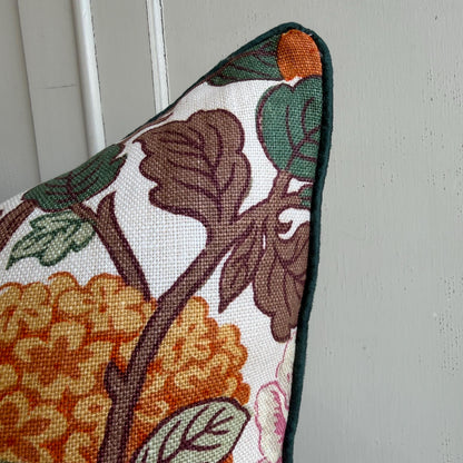 GP & Baker Magnolia Luxury Designer Cream Blue Orange Decorative Cushion Pillow Throw Cover