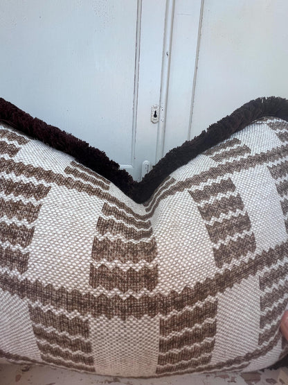 Cushions Made In Fermoie Cove Linen Luxury Designer Decorative Rust Neutral Cushion Pillow Throw Cover