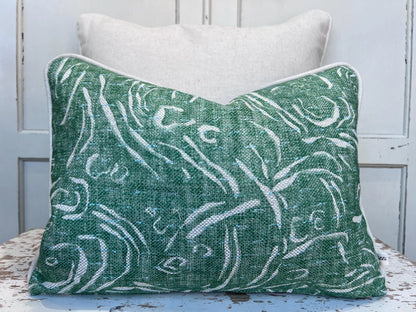 Cushions Made In Fermoie Pebble Decorative Bright Green Cotton Cushion Pillow Throw Cover