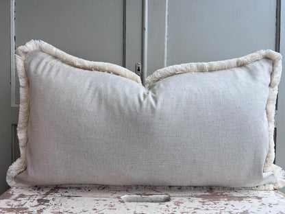 Schumacher Luxury Designer La Menagerie Pillow Cover Cushion Cover Flame Red