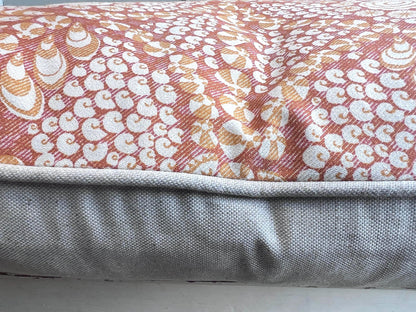 Cushions Made In Fermoie Shell Grotto Luxury Designer Decorative Beige Orange Red Cotton Cushion Pillow Throw Cover
