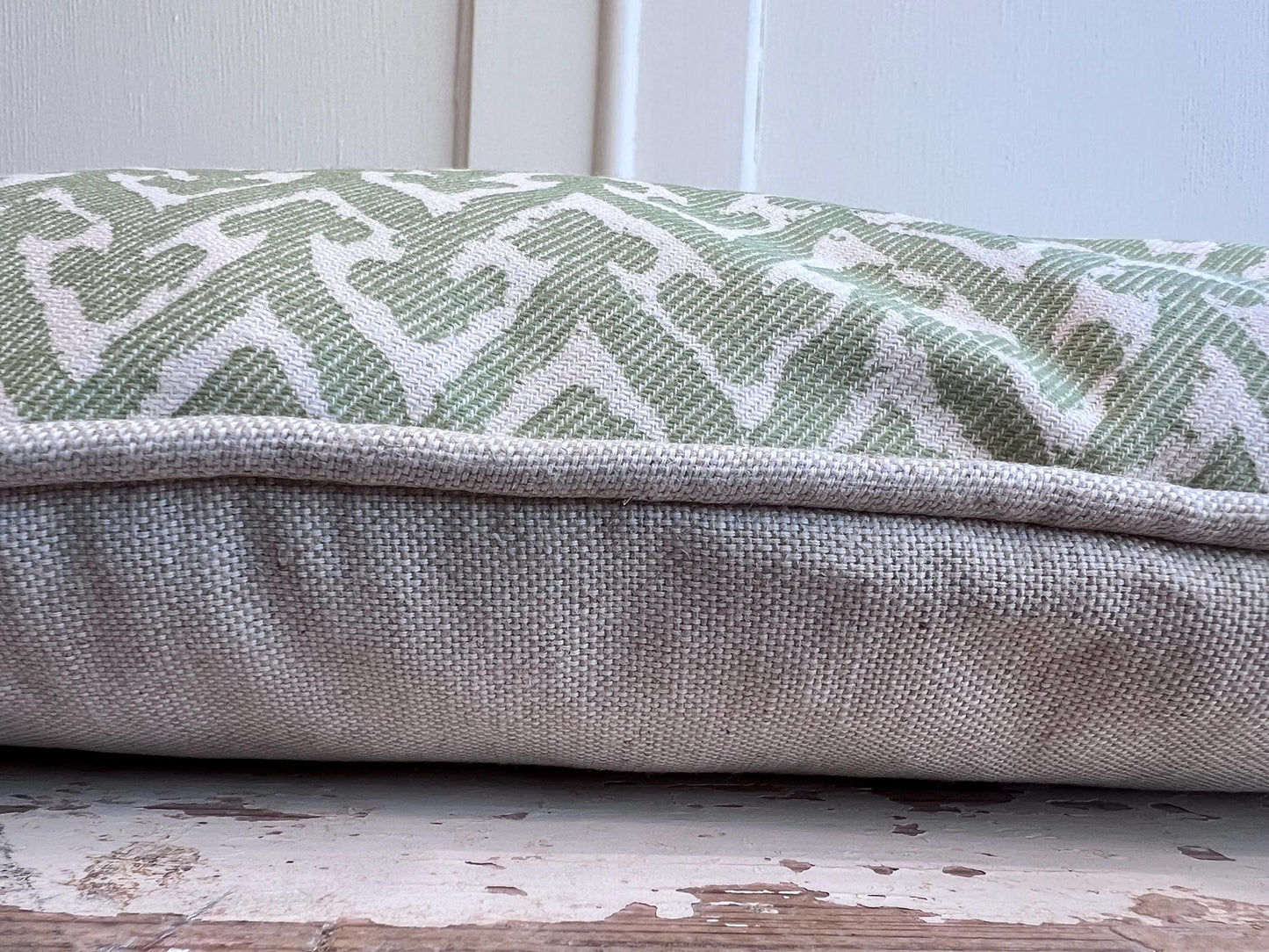 Cushions Made In Fermoie Rabanna Luxury Designer Decorative Pale Green Cotton Cushion Pillow Throw Cover