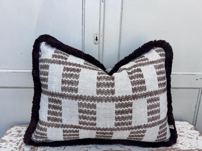 Cushions Made In Fermoie Cove Linen Luxury Designer Decorative Rust Neutral Cushion Pillow Throw Cover