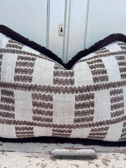 Cushions Made In Fermoie Cove Linen Luxury Designer Decorative Rust Neutral Cushion Pillow Throw Cover