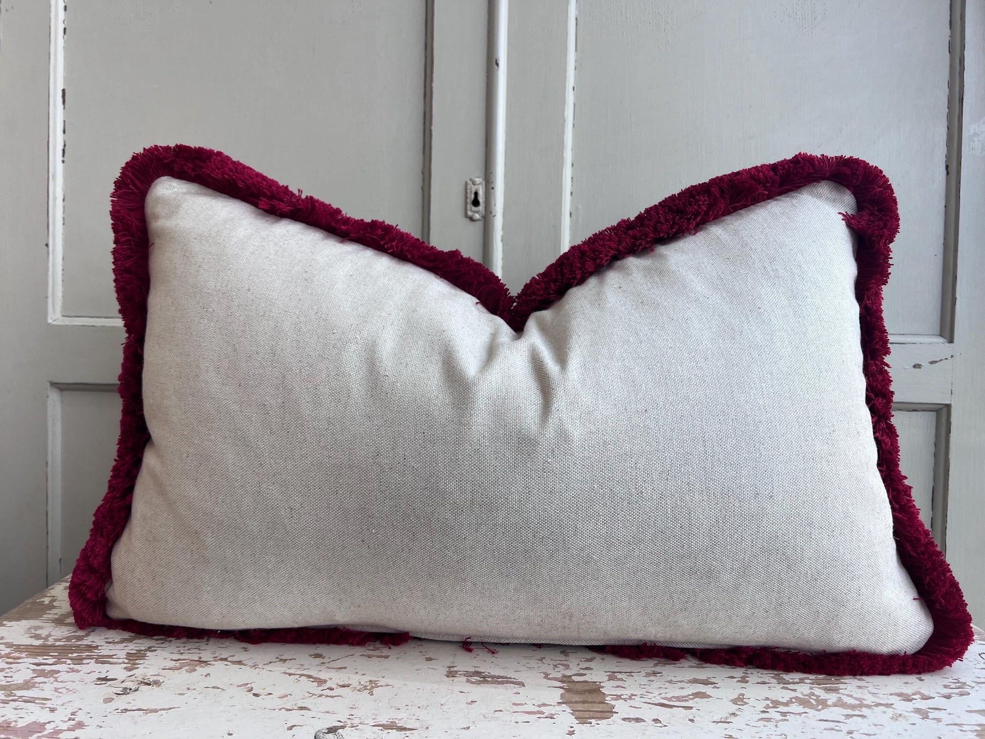 GP & Baker Magnolia Luxury Designer Cream Blue Orange Decorative Cushion Pillow Throw Cover