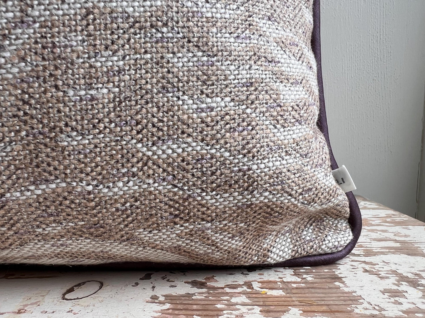 Cushions Made In Fermoie Savernake Linen Luxury Designer Decorative Pale Beige Cushion Pillow Throw Cover