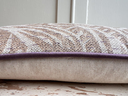 Cushions Made In Fermoie Savernake Linen Luxury Designer Decorative Pale Beige Cushion Pillow Throw Cover