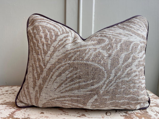 Cushions Made In Fermoie Savernake Linen Luxury Designer Decorative Pale Beige Cushion Pillow Throw Cover
