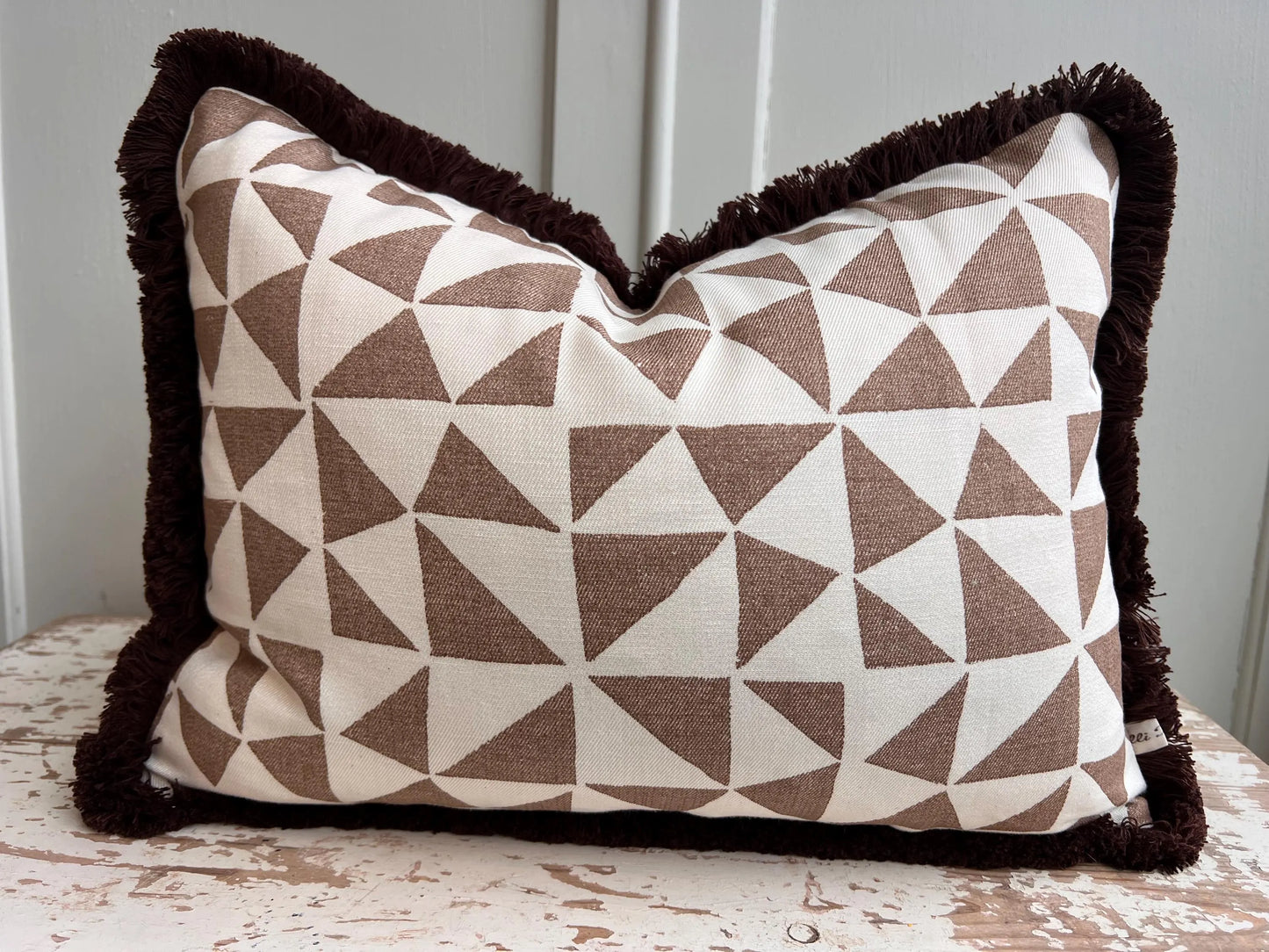 Cushions Made In Fermoie Circus Brown Cotton Cushion Pillow Throw Cover