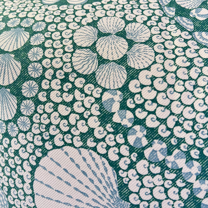 Cushions Made In Fermoie Shell Grotto Luxury Designer Decorative Teal Green Cotton Cushion Pillow Throw Cover