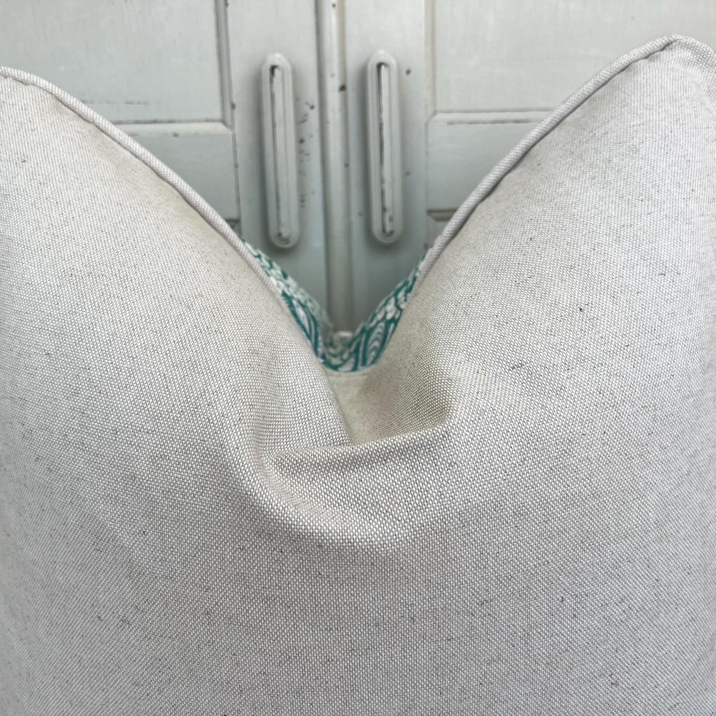Cushions Made In Fermoie Shell Grotto Luxury Designer Decorative Teal Green Cotton Cushion Pillow Throw Cover