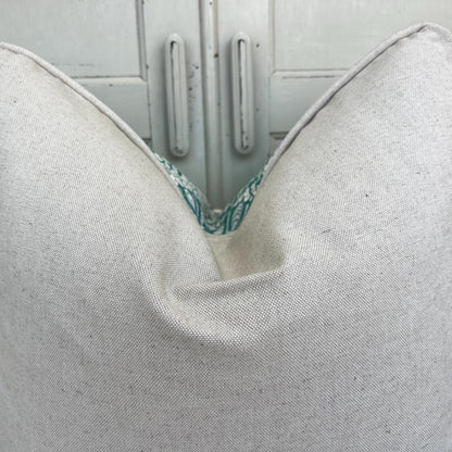 Cushions Made In Fermoie Shell Grotto Luxury Designer Decorative Teal Green Cotton Cushion Pillow Throw Cover