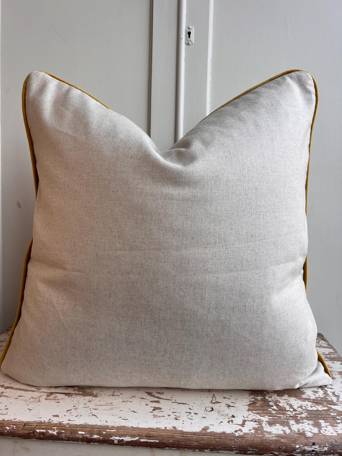 Schumacher Luxury Designer Hothouse Flowers Spark Orange Green Blue Cream Cushion Pillow Cover