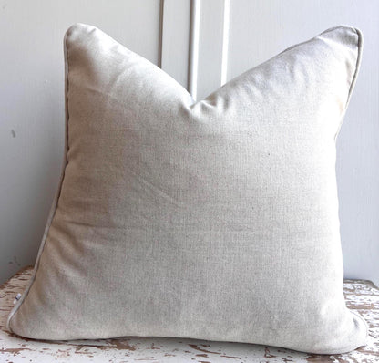 Cushions made in Fermoie Savernake Linen Cushion Cover Pale Pink Designer Pillow