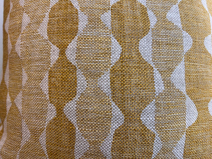 Fermoie Whittle Cushion Cover Luxury Rich Raspberry Yellow Linen Throw Pillow
