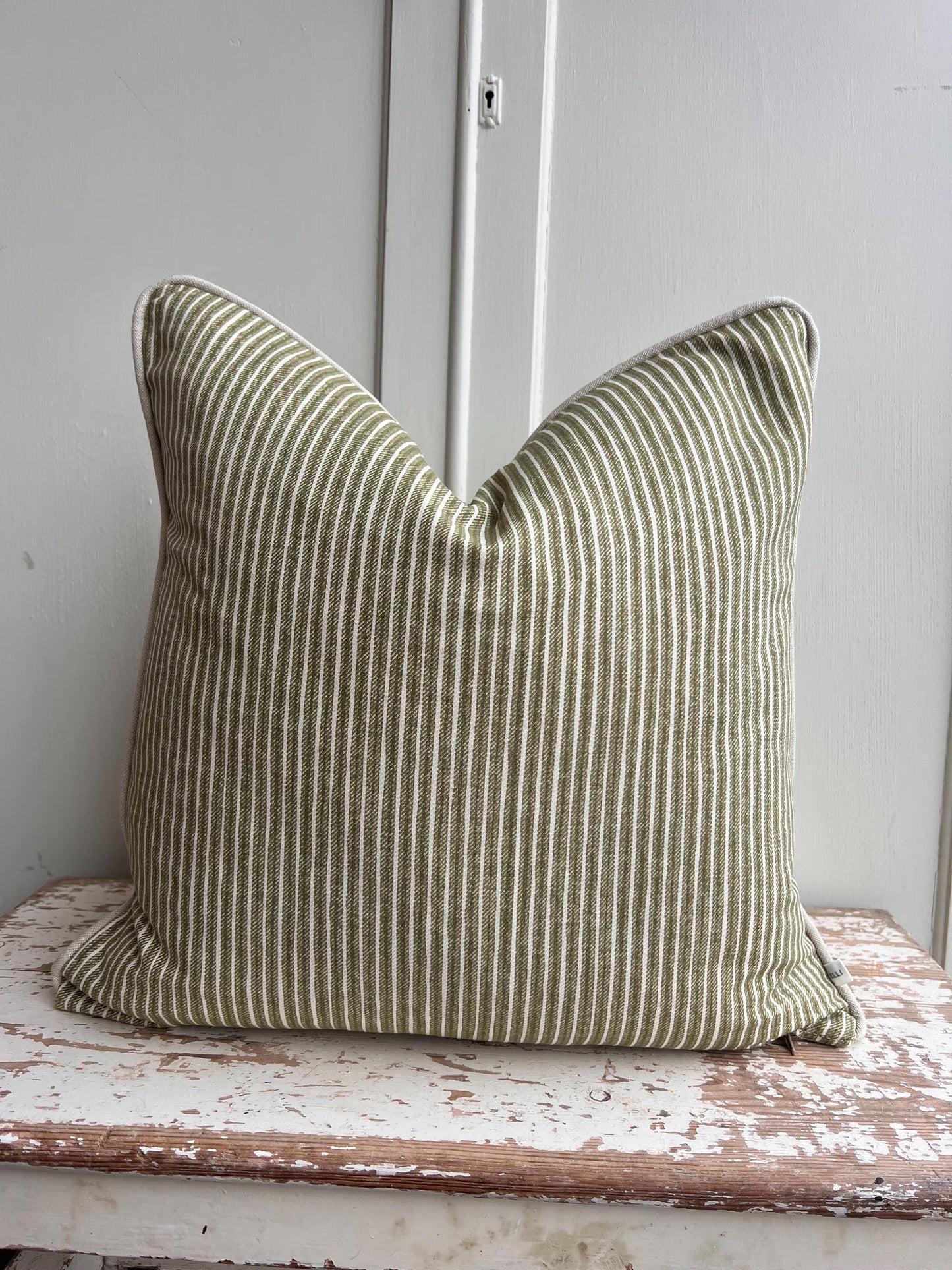 Cushions Made In Fermoie Figured Luxury Designer Decorative Green Linen Cushion Pillow Throw Cover