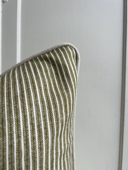 Cushions Made In Fermoie Figured Luxury Designer Decorative Green Linen Cushion Pillow Throw Cover