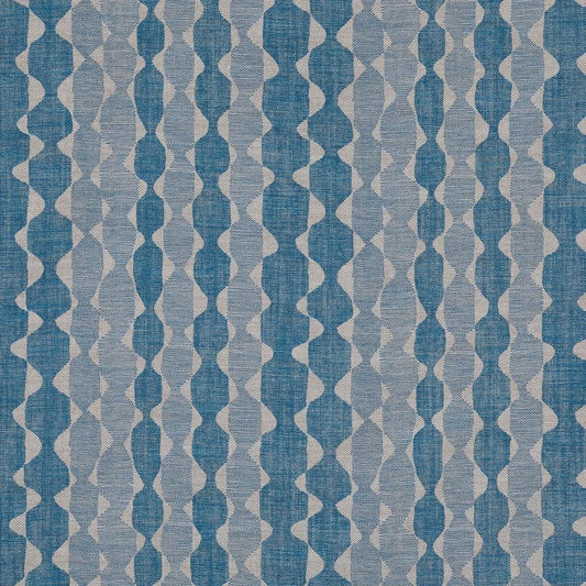 Fermoie Whittle Luxury Designer Decorative Bright Blue Neutral Linen Cushion Pillow Throw Cover
