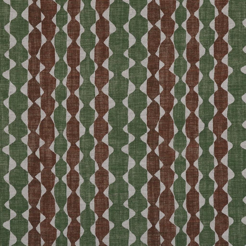 Fermoie Whittle Luxury Designer Decorative Green Brown Neutral Linen Cushion Pillow Throw Cover