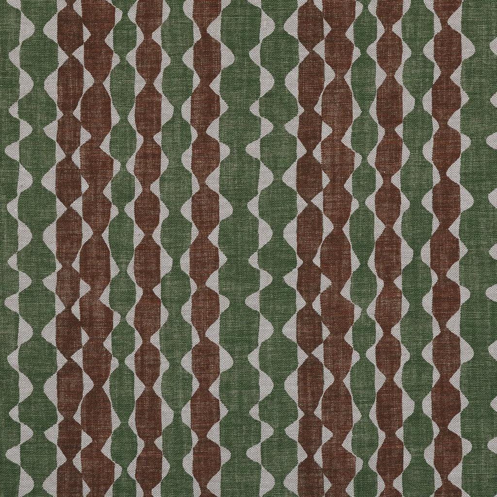Fermoie Whittle Luxury Designer Decorative Green Brown Neutral Linen Cushion Pillow Throw Cover