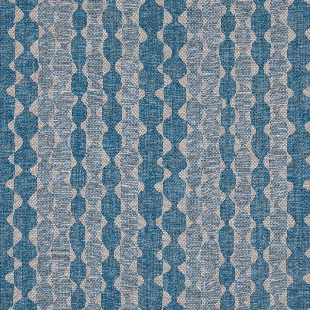 Fermoie Whittle Luxury Designer Decorative Bright Blue Neutral Linen Cushion Pillow Throw Cover