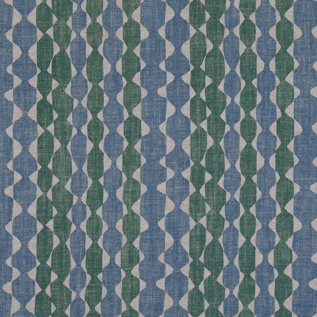 Fermoie Whittle Luxury Designer Decorative Blue Green Neutral Linen Cushion Pillow Throw Cover