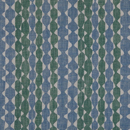 Fermoie Whittle Luxury Designer Decorative Blue Green Neutral Linen Cushion Pillow Throw Cover