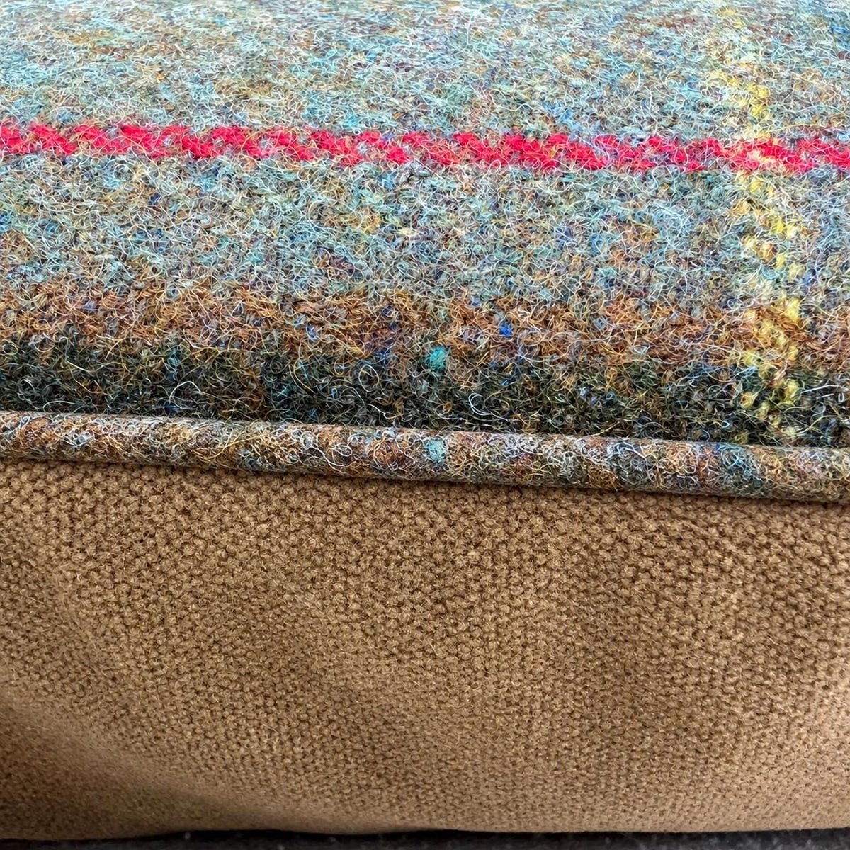 Lee Jofa Mulberry Luxury Designer Shetland Plaid Decorative Cushion Pillow Sofa Cover