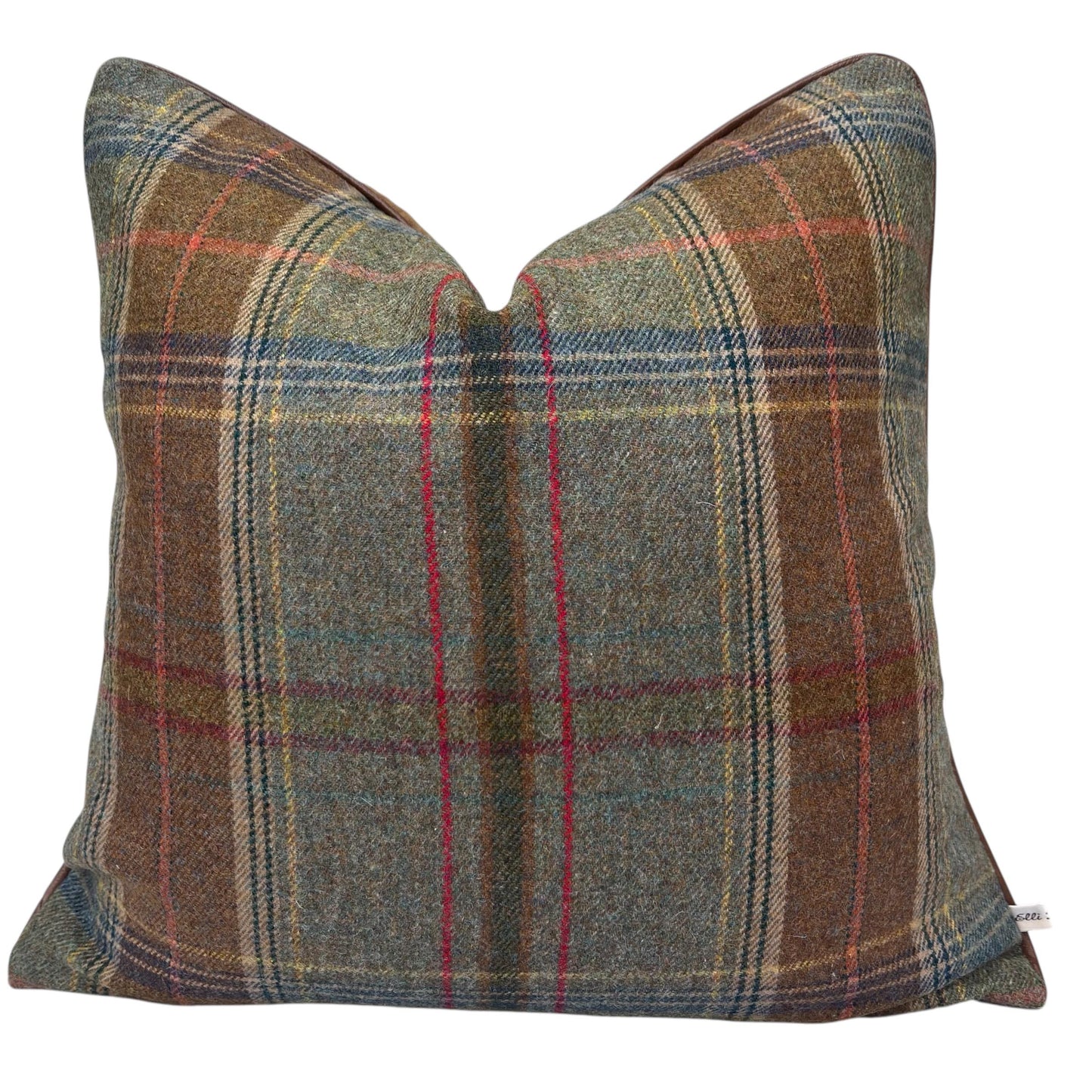 Lee Jofa Mulberry Luxury Designer Shetland Plaid Decorative Cushion Pillow Sofa Cover