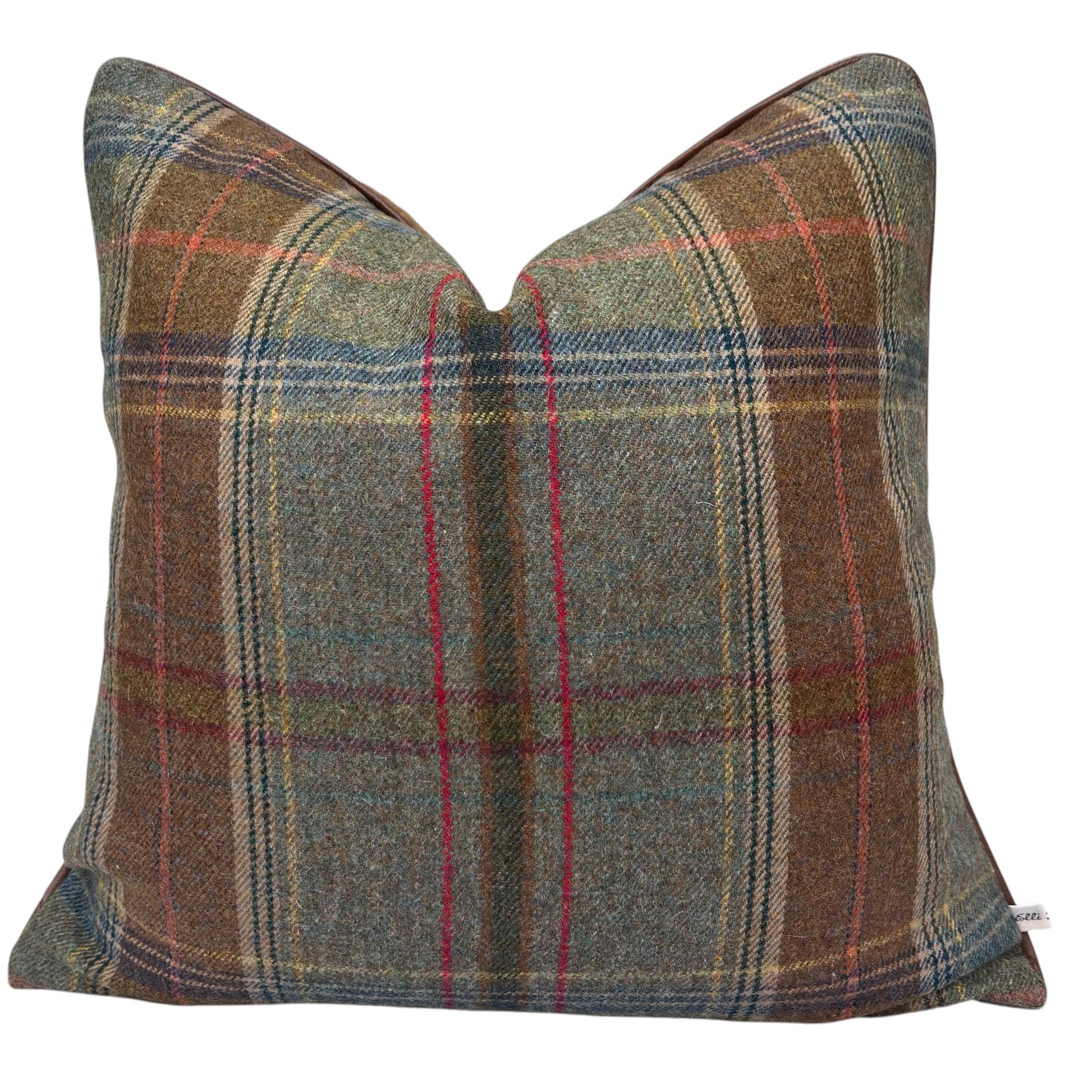 Lee Jofa Mulberry Luxury Designer Shetland Plaid Decorative Cushion Pillow Sofa Cover