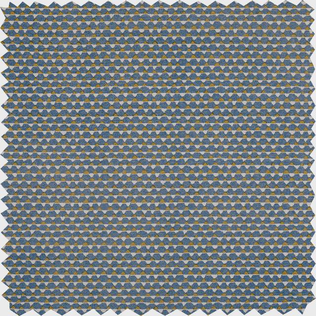 Cushions Made In Fermoie Blue Tara 009 Blue Yellow Fabric Linen Cushion Pillow Throw Cover