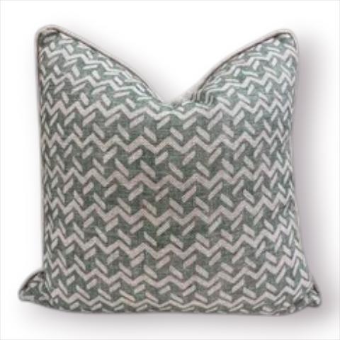 Cushions Made In Fermoie Chiltern Luxury Designer Decorative Neutral Green Linen Cushion Pillow Throw Cover