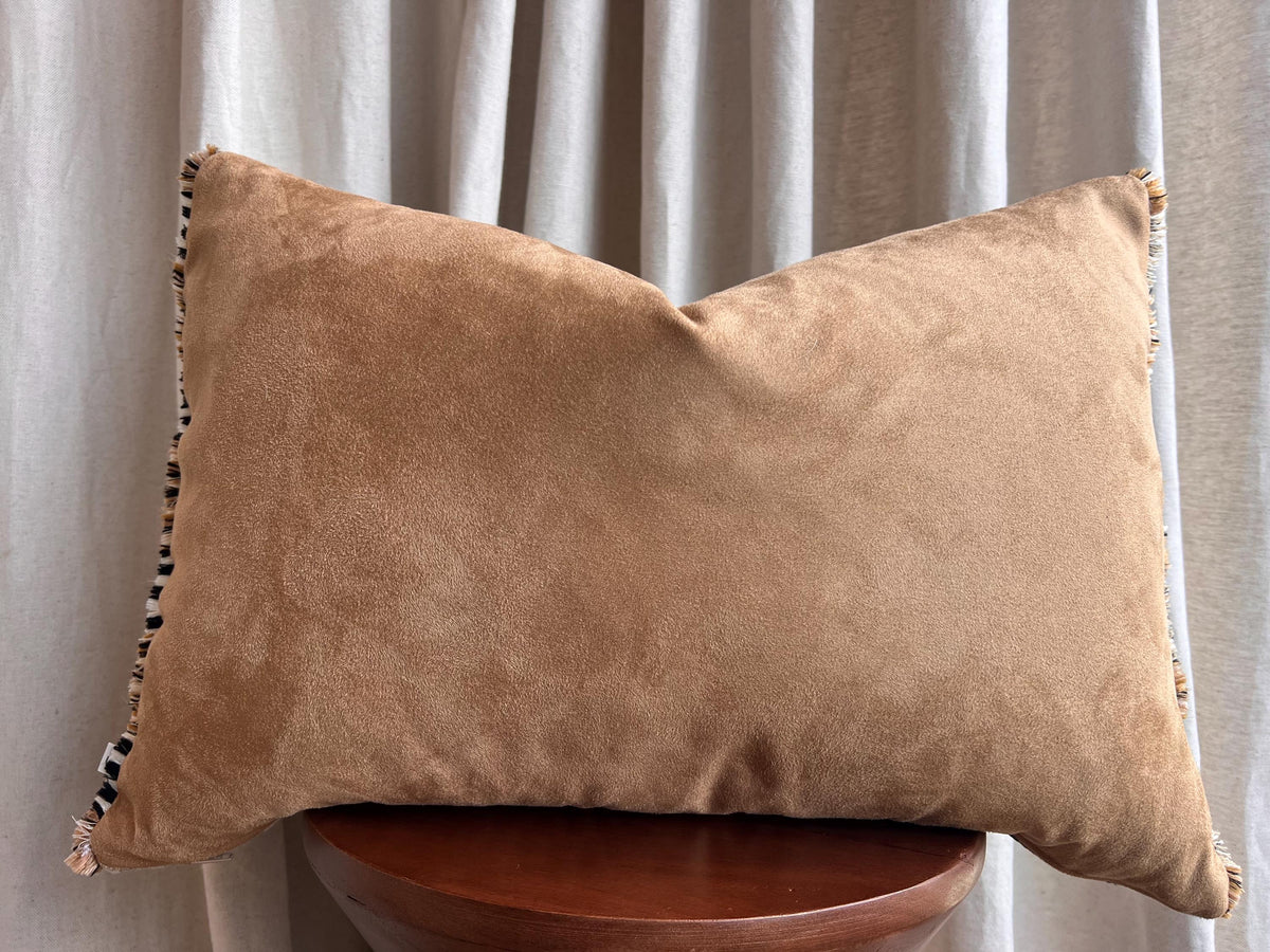 Sister Ashby Pillow Cover Afua in Walnut Colourway Starburst Blue Tan Olive Ivory Pillow Cushion Cover